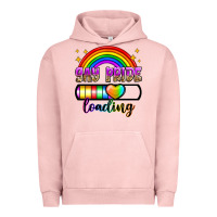 Pigment Salmon gay pride loading Urban Hoodie - Zillion Design Studio