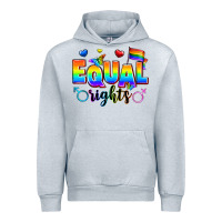 Heather Grey equal rights Urban Hoodie - Zillion Design Studio