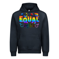Navy equal rights Urban Hoodie - Zillion Design Studio