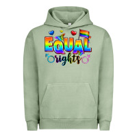 Pigment Oil Green equal rights Urban Hoodie - Zillion Design Studio