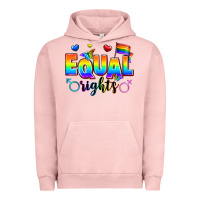 Pigment Salmon equal rights Urban Hoodie - Zillion Design Studio