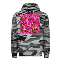 Slate Camo Breast Cancer with Ribbon and Butterfly Premium Hoodie - texasbilliewilder