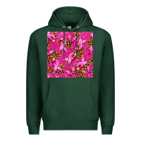 Sports Green Breast Cancer with Ribbon and Butterfly Premium Hoodie - texasbilliewilder