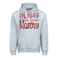 Heather Grey In May We Wear Gray Urban Hoodie - texasbilliewilder