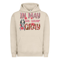 Pigment French Oak In May We Wear Gray Urban Hoodie - texasbilliewilder