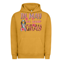 Pigment Peanut Butter In May We Wear Gray Urban Hoodie - texasbilliewilder