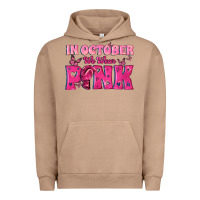 Pigment Burro In October We Wear Pink Urban Hoodie - texasbilliewilder