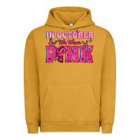 Pigment Peanut Butter In October We Wear Pink Urban Hoodie - texasbilliewilder