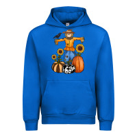 Cobalt pumpkin sunflower fall scarecrow Urban Hoodie - RanaPortraitStore