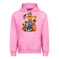 Fuchsia Pink pumpkin sunflower fall scarecrow Urban Hoodie - RanaPortraitStore