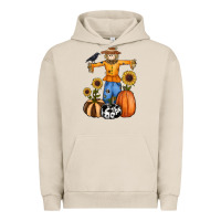 Pigment French Oak pumpkin sunflower fall scarecrow Urban Hoodie - RanaPortraitStore