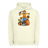 Pigment Pistachio pumpkin sunflower fall scarecrow Urban Hoodie - RanaPortraitStore