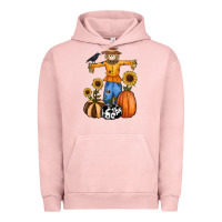 Pigment Salmon pumpkin sunflower fall scarecrow Urban Hoodie - RanaPortraitStore