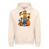 Sandshell pumpkin sunflower fall scarecrow Urban Hoodie - RanaPortraitStore