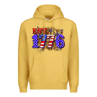 Antique Gold est. 1776 4th of july Premium Hoodie - Zillion Design Studio