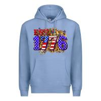 Colony Blue est. 1776 4th of july Premium Hoodie - Zillion Design Studio