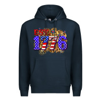 Navy est. 1776 4th of july Premium Hoodie - Zillion Design Studio