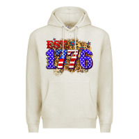 Oatmeal Heather est. 1776 4th of july Premium Hoodie - Zillion Design Studio