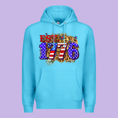 Est. 1776 4th Of July Premium Hoodie Designed By Zillion Design Studio