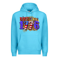 Ocean Blue est. 1776 4th of july Premium Hoodie - Zillion Design Studio