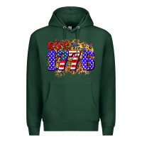 Sports Green est. 1776 4th of july Premium Hoodie - Zillion Design Studio
