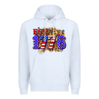 White est. 1776 4th of july Premium Hoodie - Zillion Design Studio