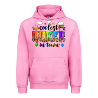 Fuchsia Pink coolest queer in town Urban Hoodie - Zillion Design Studio