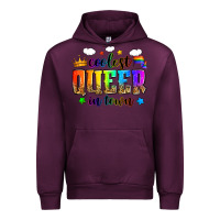 Mauve Wine coolest queer in town Urban Hoodie - Zillion Design Studio
