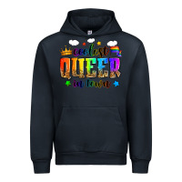 Navy coolest queer in town Urban Hoodie - Zillion Design Studio