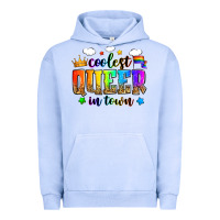 Pigment Grape Ice coolest queer in town Urban Hoodie - Zillion Design Studio
