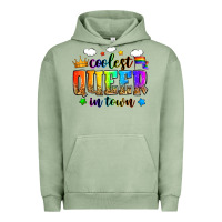 Pigment Oil Green coolest queer in town Urban Hoodie - Zillion Design Studio