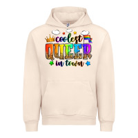 Sandshell coolest queer in town Urban Hoodie - Zillion Design Studio