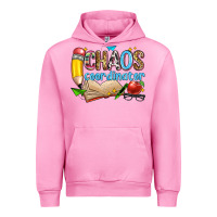 Fuchsia Pink chaos coordinator Urban Hoodie - Zillion Design Studio