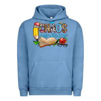 Pigment Pebble Blue chaos coordinator Urban Hoodie - Zillion Design Studio