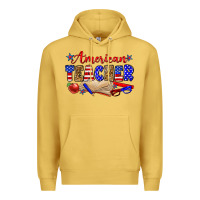 Antique Gold American teacher Premium Hoodie - Zillion Design Studio