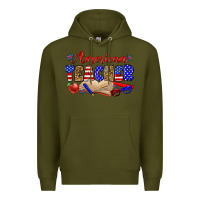 Army Green American teacher Premium Hoodie - Zillion Design Studio