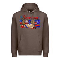 Coffee American teacher Premium Hoodie - Zillion Design Studio