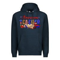 Navy American teacher Premium Hoodie - Zillion Design Studio