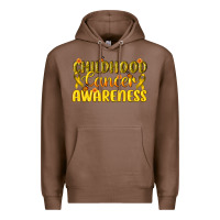 Chestnut Childhood Cancer Awareness Premium Hoodie - texasbilliewilder