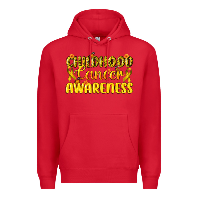Childhood Cancer Awareness Premium Hoodie by texasbilliewilder | Teevron