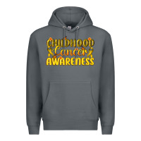 Rock Childhood Cancer Awareness Premium Hoodie - texasbilliewilder