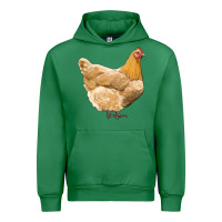 Emerald chicken Urban Hoodie - RanaPortraitStore