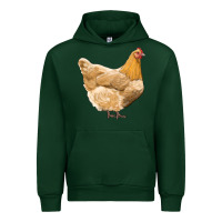 Forest Green chicken Urban Hoodie - RanaPortraitStore