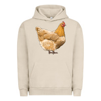Pigment French Oak chicken Urban Hoodie - RanaPortraitStore