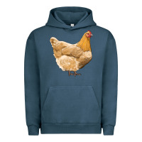 Pigment Midnight Navy chicken Urban Hoodie - RanaPortraitStore