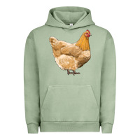 Pigment Oil Green chicken Urban Hoodie - RanaPortraitStore
