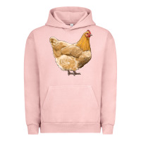 Pigment Salmon chicken Urban Hoodie - RanaPortraitStore
