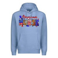 Colony Blue American nurse Premium Hoodie - Zillion Design Studio