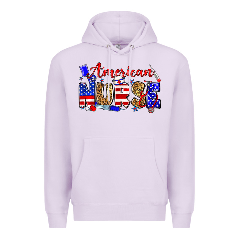 American Nurse Premium Hoodie by Zillion Design Studio | Teevron