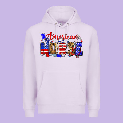 American Nurse Premium Hoodie Designed By Zillion Design Studio